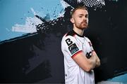 8 February 2024; Paul Doyle poses for a portrait during a Dundalk FC squad portraits session at Oriel Park in Dundalk. Photo by Stephen McCarthy/Sportsfile