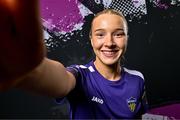 8 February 2024; Grace Fitzpatrick Ryan poses for a portrait during a Wexford FC squad portraits session at the SETU Carlow Campus. Photo by Sam Barnes/Sportsfile
