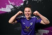 8 February 2024; Ciara Rossiter poses for a portrait during a Wexford FC squad portraits session at the SETU Carlow Campus. Photo by Sam Barnes/Sportsfile