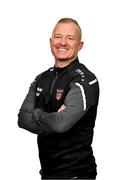 8 February 2024; Wexford FC Manager Hugh Strong poses for a portrait during a Wexford FC squad portraits session at the SETU Carlow Campus. Photo by Sam Barnes/Sportsfile