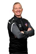 8 February 2024; Wexford FC Manager Hugh Strong poses for a portrait during a Wexford FC squad portraits session at the SETU Carlow Campus. Photo by Sam Barnes/Sportsfile