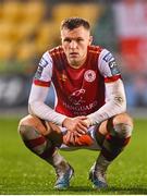 9 February 2024; Jamie Lennon of St Patrick's Athletic after his side's defeat in the 2024 Men's President's Cup match between Shamrock Rovers and St Patrick's Athletic at Tallaght Stadium in Dublin. Photo by Tyler Miller/Sportsfile