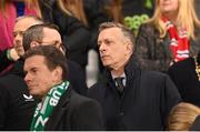 9 February 2024; FAI Chief Executive Jonathan Hill in attendance during the 2024 Men's President's Cup match between Shamrock Rovers and St Patrick's Athletic at Tallaght Stadium in Dublin. Photo by Stephen McCarthy/Sportsfile