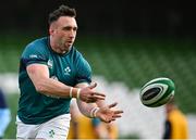 10 February 2024; Jack Conan during an Ireland Rugby captain's run at the Aviva Stadium in Dublin. Photo by Brendan Moran/Sportsfile