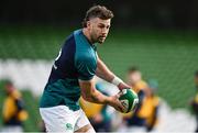 10 February 2024; Caelan Doris during an Ireland Rugby captain's run at the Aviva Stadium in Dublin. Photo by Brendan Moran/Sportsfile