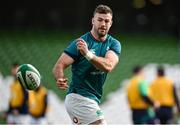 10 February 2024; Caelan Doris during an Ireland Rugby captain's run at the Aviva Stadium in Dublin. Photo by Brendan Moran/Sportsfile