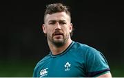 10 February 2024; Caelan Doris during an Ireland Rugby captain's run at the Aviva Stadium in Dublin. Photo by Brendan Moran/Sportsfile