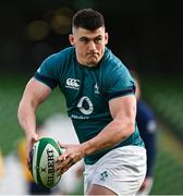 10 February 2024; Dan Sheehan during an Ireland Rugby captain's run at the Aviva Stadium in Dublin. Photo by Brendan Moran/Sportsfile