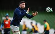 10 February 2024; James Ryan during an Ireland Rugby captain's run at the Aviva Stadium in Dublin. Photo by Brendan Moran/Sportsfile