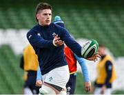 10 February 2024; Joe McCarthy during an Ireland Rugby captain's run at the Aviva Stadium in Dublin. Photo by Brendan Moran/Sportsfile