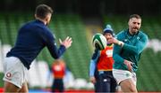 10 February 2024; Stuart McCloskey during an Ireland Rugby captain's run at the Aviva Stadium in Dublin. Photo by Brendan Moran/Sportsfile