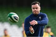 10 February 2024; James Ryan during an Ireland Rugby captain's run at the Aviva Stadium in Dublin. Photo by Brendan Moran/Sportsfile