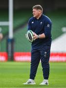 10 February 2024; Tadhg Furlong during an Ireland Rugby captain's run at the Aviva Stadium in Dublin. Photo by Brendan Moran/Sportsfile