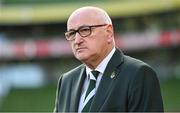 10 February 2024; IRFU President Greg Barrett during an Ireland Rugby captain's run at the Aviva Stadium in Dublin. Photo by Brendan Moran/Sportsfile