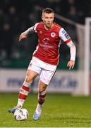 9 February 2024; Jamie Lennon of St Patrick's Athletic during the 2024 Men's President's Cup match between Shamrock Rovers and St Patrick's Athletic at Tallaght Stadium in Dublin. Photo by Stephen McCarthy/Sportsfile