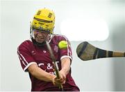 10 February 2024; Grace Connolly of Marino during the Electric Ireland Ashling Murphy Cup final match between Ulster University Magee and Marino at University of Galway Connacht GAA Centre of Excellence in Bekan, Mayo. Photo by Piaras Ó Mídheach/Sportsfile