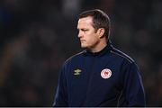 9 February 2024; St Patrick's Athletic manager Jon Daly during the 2024 Men's President's Cup match between Shamrock Rovers and St Patrick's Athletic at Tallaght Stadium in Dublin. Photo by Stephen McCarthy/Sportsfile