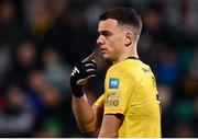 9 February 2024; Shamrock Rovers goalkeeper Leon Pohls during the 2024 Men's President's Cup match between Shamrock Rovers and St Patrick's Athletic at Tallaght Stadium in Dublin. Photo by Stephen McCarthy/Sportsfile