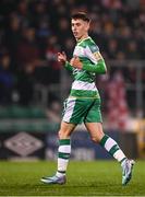 9 February 2024; Darragh Burns of Shamrock Rovers during the 2024 Men's President's Cup match between Shamrock Rovers and St Patrick's Athletic at Tallaght Stadium in Dublin. Photo by Stephen McCarthy/Sportsfile