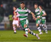 9 February 2024; Aaron Greene of Shamrock Rovers during the 2024 Men's President's Cup match between Shamrock Rovers and St Patrick's Athletic at Tallaght Stadium in Dublin. Photo by Stephen McCarthy/Sportsfile