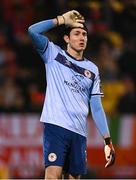 9 February 2024; St Patrick's Athletic goalkeeper Marcelo Pitaluga during the 2024 Men's President's Cup match between Shamrock Rovers and St Patrick's Athletic at Tallaght Stadium in Dublin. Photo by Stephen McCarthy/Sportsfile