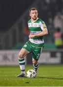 9 February 2024; Sean Hoare of Shamrock Rovers during the 2024 Men's President's Cup match between Shamrock Rovers and St Patrick's Athletic at Tallaght Stadium in Dublin. Photo by Stephen McCarthy/Sportsfile
