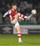 9 February 2024; Jamie Lennon of St Patrick's Athletic during the 2024 Men's President's Cup match between Shamrock Rovers and St Patrick's Athletic at Tallaght Stadium in Dublin. Photo by Stephen McCarthy/Sportsfile