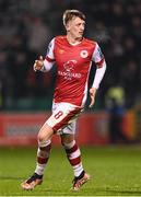 9 February 2024; Chris Forrester of St Patrick's Athletic during the 2024 Men's President's Cup match between Shamrock Rovers and St Patrick's Athletic at Tallaght Stadium in Dublin. Photo by Stephen McCarthy/Sportsfile