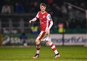 9 February 2024; Chris Forrester of St Patrick's Athletic during the 2024 Men's President's Cup match between Shamrock Rovers and St Patrick's Athletic at Tallaght Stadium in Dublin. Photo by Stephen McCarthy/Sportsfile