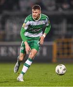 9 February 2024; Markus Poom of Shamrock Rovers during the 2024 Men's President's Cup match between Shamrock Rovers and St Patrick's Athletic at Tallaght Stadium in Dublin. Photo by Stephen McCarthy/Sportsfile