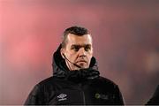 9 February 2024; Fourth official Rob Harvey during the 2024 Men's President's Cup match between Shamrock Rovers and St Patrick's Athletic at Tallaght Stadium in Dublin. Photo by Stephen McCarthy/Sportsfile