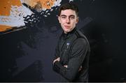 9 February 2024; Andy Myler Jnr poses for a portrait during a UCD FC squad portraits session at UCD Bowl in Dublin. Photo by Ramsey Cardy/Sportsfile