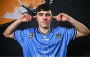 9 February 2024; Mikey McCullagh poses for a portrait during a UCD FC squad portraits session at UCD Bowl in Dublin. Photo by Ramsey Cardy/Sportsfile