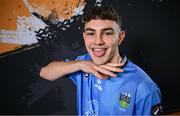 9 February 2024; Éanna Clancy poses for a portrait during a UCD FC squad portraits session at UCD Bowl in Dublin. Photo by Ramsey Cardy/Sportsfile