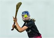 10 February 2024; Aoife Dooley of University of Galway during the Electric Ireland Uí Mhaolagáin Cup final match between University of Limerick and University of Galway at University of Galway Connacht GAA Centre of Excellence in Bekan, Mayo. Photo by Piaras Ó Mídheach/Sportsfile