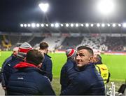 10 February 2024; Patrick Horgan of Cork watches the minor league match between Cork and Kilkenny before the Allianz Hurling League Division 1 Group A match between Cork and Kilkenny at SuperValu Páirc Ui Chaoimh in Cork. Photo by Eóin Noonan/Sportsfile