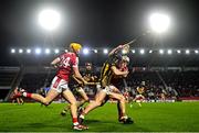 10 February 2024; David Blanchfield of Kilkenny is tackled by Patrick Horgan of Cork during the Allianz Hurling League Division 1 Group A match between Cork and Kilkenny at SuperValu Páirc Ui Chaoimh in Cork. Photo by Eóin Noonan/Sportsfile