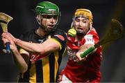 10 February 2024; Tommy Walsh of Kilkenny in action against Sean Twomey of Cork during the Allianz Hurling League Division 1 Group A match between Cork and Kilkenny at SuperValu Páirc Ui Chaoimh in Cork. Photo by Eóin Noonan/Sportsfile
