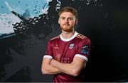 9 February 2024; Rob Slevin during a Galway United FC squad portraits session at The Galmont Hotel in Galway. Photo by Seb Daly/Sportsfile