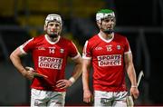 10 February 2024; Patrick Horgan, left, and Shane Kingston of Cork after the Allianz Hurling League Division 1 Group A match between Cork and Kilkenny at SuperValu Páirc Ui Chaoimh in Cork. Photo by Eóin Noonan/Sportsfile