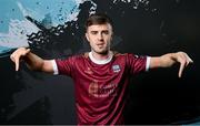 9 February 2024; Tom Costello during a Galway United FC squad portraits session at The Galmont Hotel in Galway. Photo by Seb Daly/Sportsfile