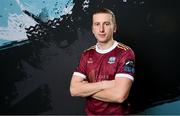 9 February 2024; David Hurley during a Galway United FC squad portraits session at The Galmont Hotel in Galway. Photo by Seb Daly/Sportsfile