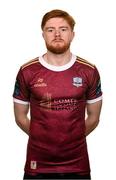 9 February 2024; Aodh Dervin during a Galway United FC squad portraits session at The Galmont Hotel in Galway. Photo by Seb Daly/Sportsfile