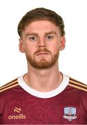 9 February 2024; Rob Slevin during a Galway United FC squad portraits session at The Galmont Hotel in Galway. Photo by Seb Daly/Sportsfile