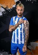 10 February 2024; Ryan Flood poses for a portrait during a Finn Harps squad portraits session at Finn Park in Ballybofey, Donegal. Photo by Ramsey Cardy/Sportsfile