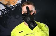 10 February 2024; Tim Hiemer poses for a portrait during a Finn Harps squad portraits session at Finn Park in Ballybofey, Donegal. Photo by Ramsey Cardy/Sportsfile