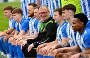 10 February 2024; Manager Darren Murphy during a Finn Harps team photograph at Finn Park in Ballybofey, Donegal. Photo by Ramsey Cardy/Sportsfile