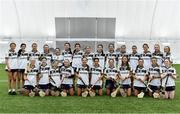 11 February 2024; The Ulster University Jordanstown team before the Electric Ireland Fr Meaghair Cup final match between Queens University Belfast and Ulster University Jordanstown at University of Galway Connacht GAA Centre of Excellence in Bekan, Mayo. Photo by Sam Barnes/Sportsfile