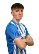 10 February 2024; Kevin Jordan poses for a portrait during a Finn Harps squad portraits session at Finn Park in Ballybofey, Donegal. Photo by Ramsey Cardy/Sportsfile