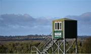 11 February 2024; A general view of a stewards tower at Navan Racecourse in Meath. Photo by Seb Daly/Sportsfile